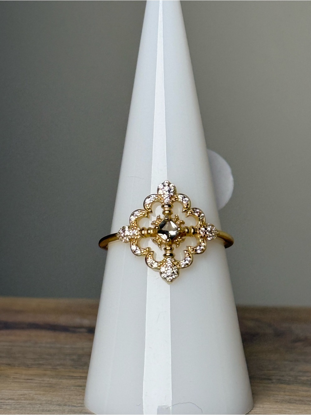 Bomb Party Vermeil Sterling Club “The Calista Ring” Size 7. Brand New!